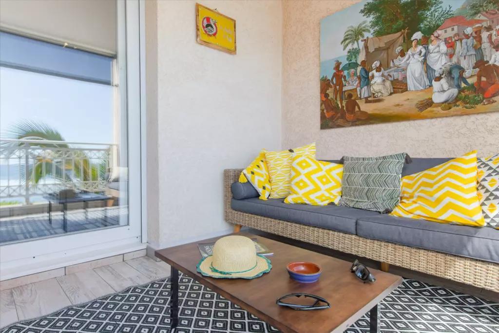 Le Petrel Blanc - Appartement Sur La Plage De La Souris Blanche Trois Bassins Esterno foto