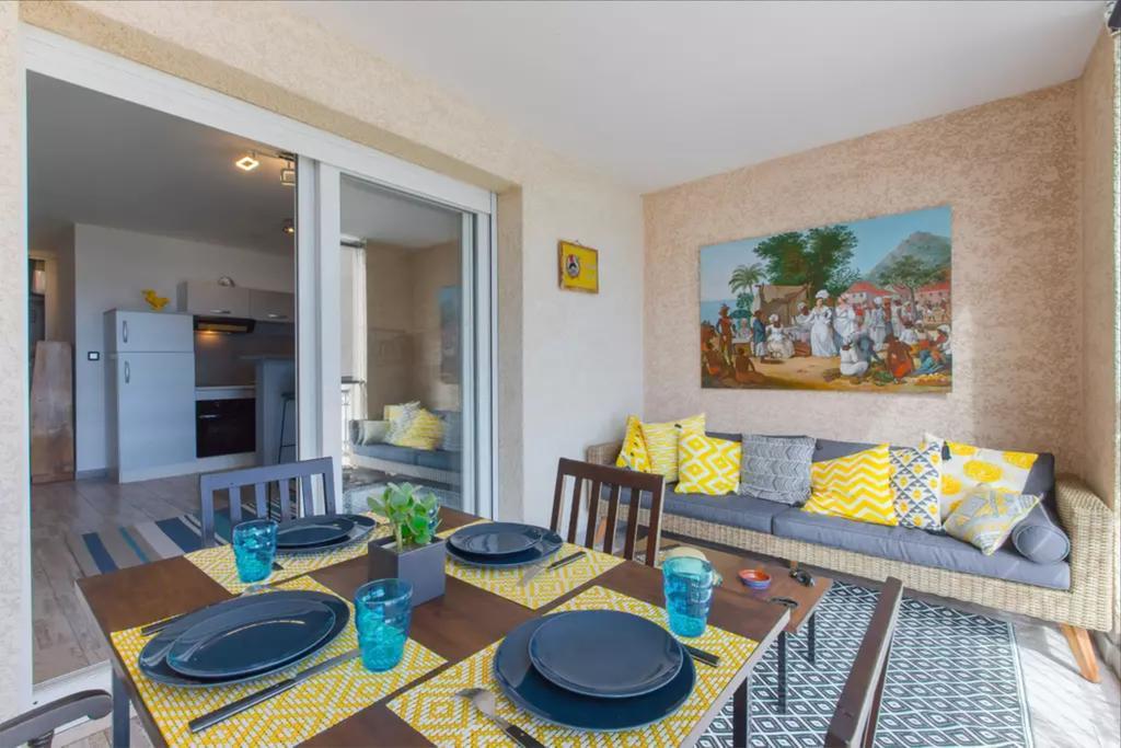 Le Petrel Blanc - Appartement Sur La Plage De La Souris Blanche Trois Bassins Esterno foto